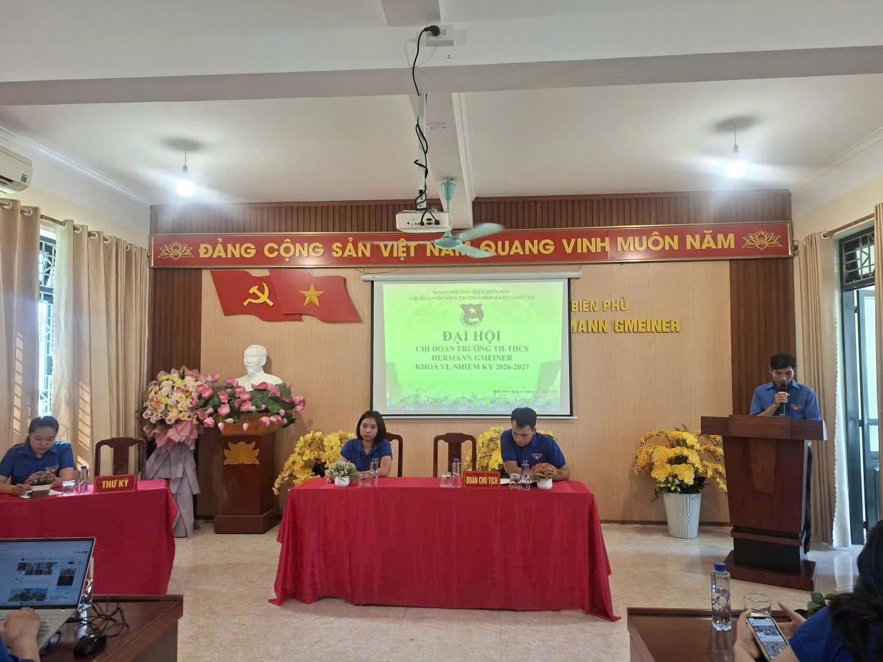 ĐẠI HỘI CHI ĐOÀN TRƯỜNG TH-THCS HERMANN GMEINER 2026-2027